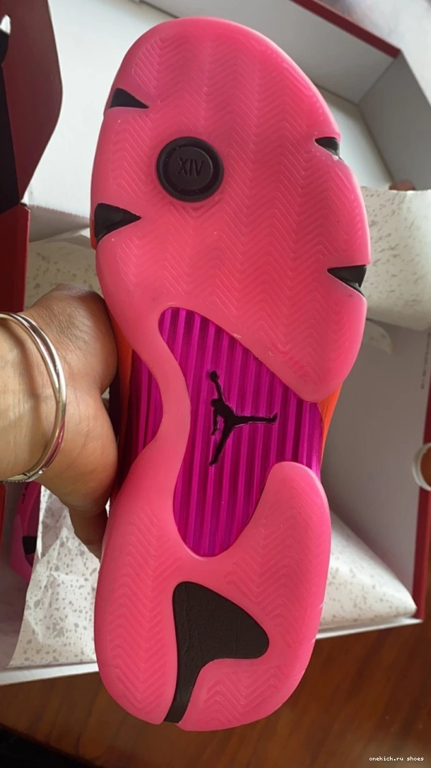 Cheap DH4121-600 Jordan 14 Pink Retro Low Shocking (W) 0810